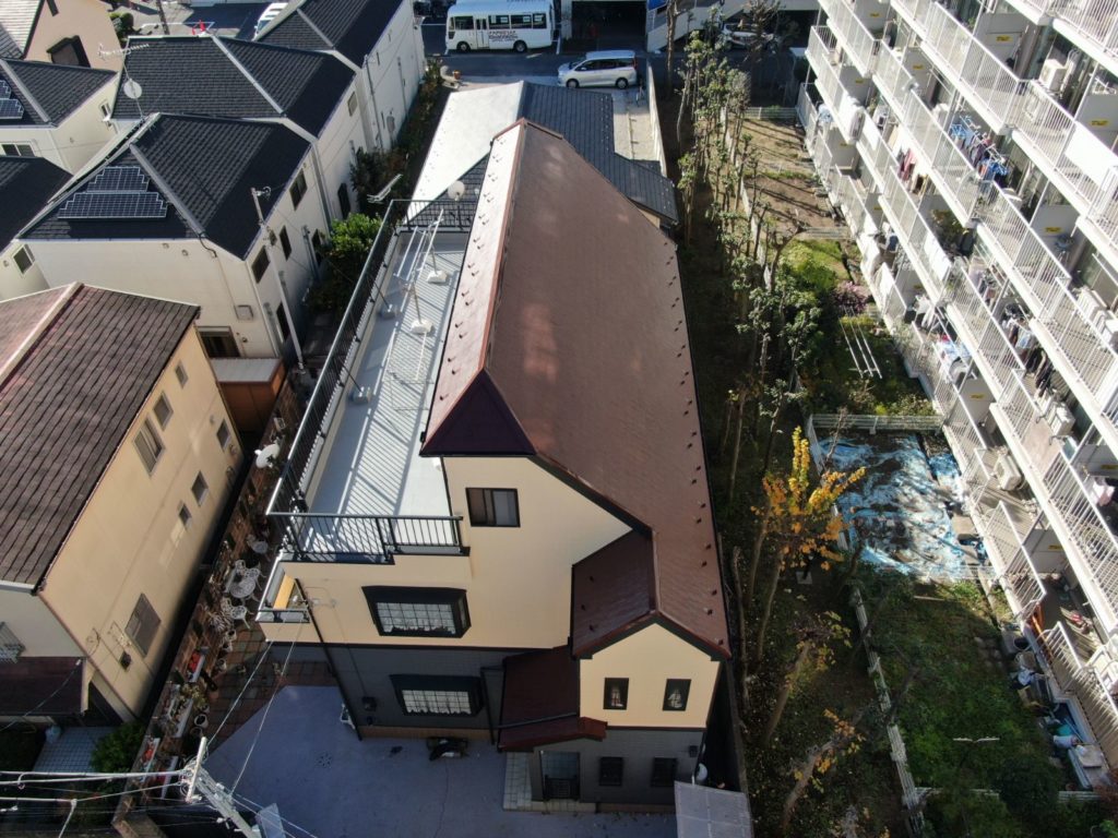 屋根塗装工事　タテイルαサンクール　プレマテックス