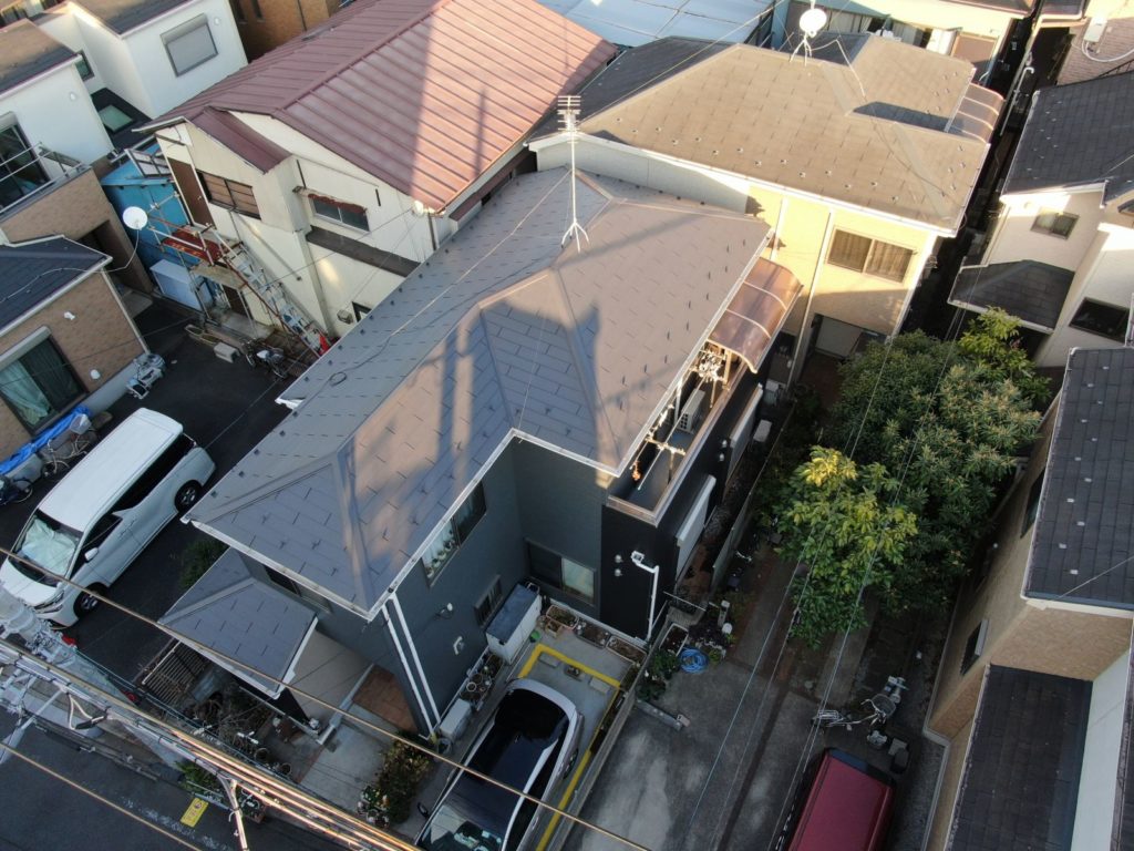 屋根塗装工事　タテイルαサンクール　プレマテックス